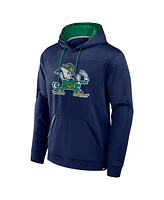 Fanatics Men's Navy Notre Dame Fighting Irish Defender Dot Faded Primary Pullover Hoodie