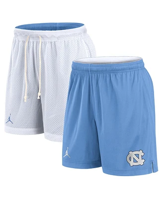 Jordan Men's White/Carolina Blue North Carolina Tar Heels Primetime Reversible Shorts