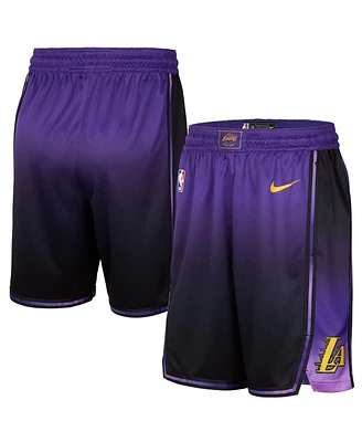 Nike Men's Purple Los Angeles Lakers 2024/25 City Edition Swingman Shorts