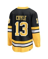 Fanatics Men's Charlie Coyle Black Boston Bruins 100th Anniversary Premier Breakaway Player Jersey