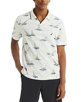 Nautica Men's Printed Sailboat Polo Shirt