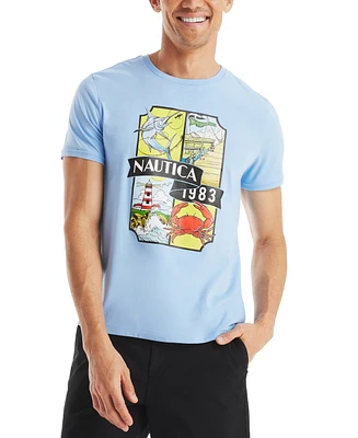 Nautica Men's 1983 Logo Graphic T-Shirt