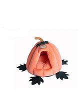 Armarkat Cat Bed C85CCS PumpkIn Shape, Halloween Warm Cave Nest Sleeping Bed Puppy House for Cats Small Dogs