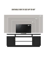 Boyel Living Elegant Multifunctional Tv Stand with Ample Storage and Innovative Design