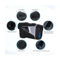 SereneLife Golf Laser Range Finder Monocular with Pin-Seeking Mode