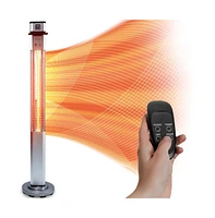 SereneLife 900W Electric Patio Heater with Remote Control