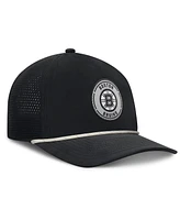 Fanatics Men's Black Boston Bruins Front Office Performance A-Frame Adjustable Hat