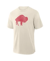 Fanatics Men's Cream Buffalo Bills Slub T-Shirt