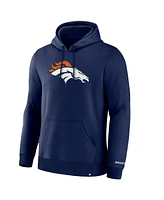 Fanatics Men's Navy Denver Broncos Legacy Fleece Pullover Hoodie