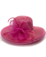 August Hats Sheer Edge Wide Brim Dressy Hat