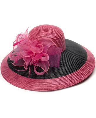 August Hats Spectator Wide Brim Dressy Hat