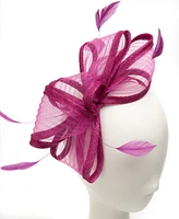 August Hats Pleated Bow Fascinator