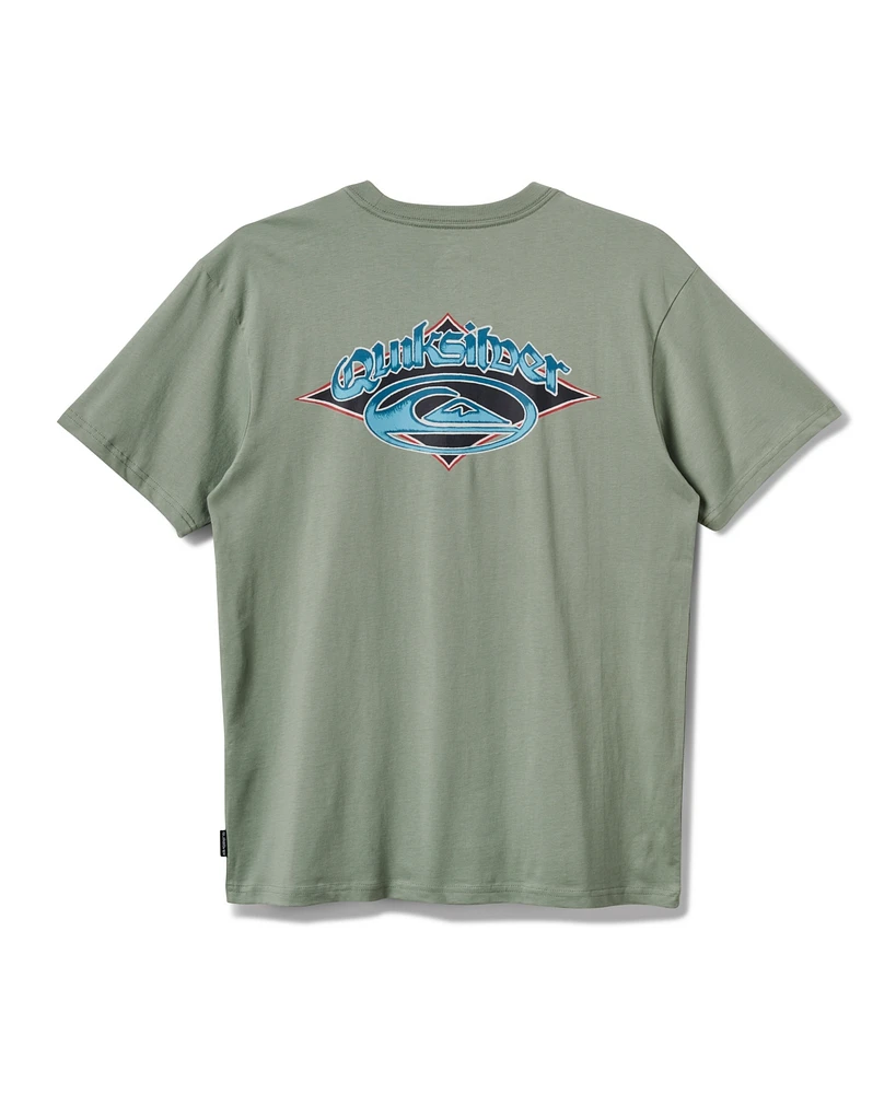 Quiksilver Men's Brushwork Short Sleeve T-Shirt