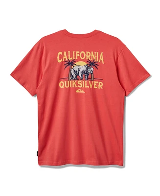 Quiksilver Men's California Bear Set Short Sleeve T-Shirt