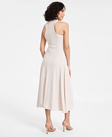 Bar Iii Women's Mock-Neck A-Line Sleeveless Dress, Exclusively at Macy's