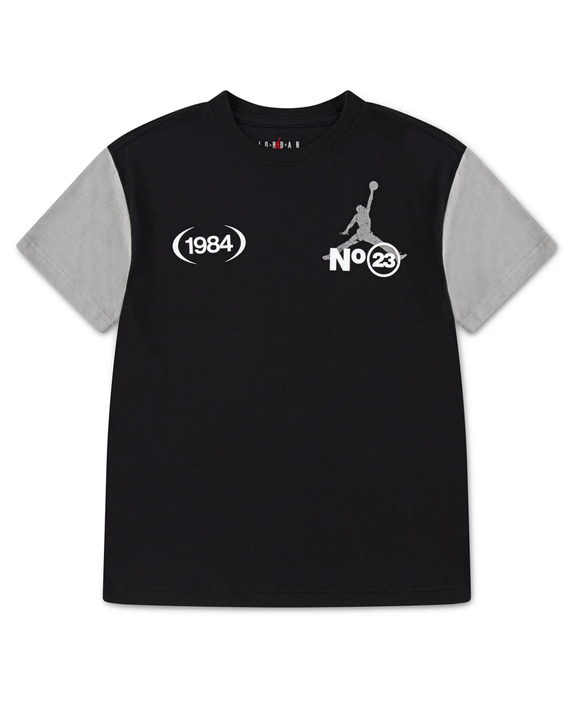 Jordan Big Boys 1984 Stack Short Sleeve Tee
