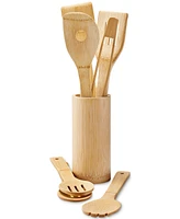 Arch Studio 7-Piece Bamboo Utensil Set & Holder, Exclusively at Macy's