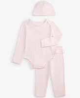 First Impressions Baby Hat, Bodysuit & Pants, 3 Piece Set, Exclusively at Macy's