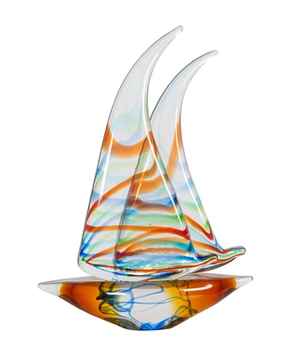 Dale Tiffany Chimera Sail Boat Sculpture