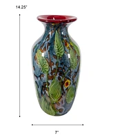 Dale Tiffany 14.25" Tesoro Art Glass Vase