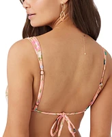 O'Neill Juniors' Kelly Floral Menorca Bikini Top