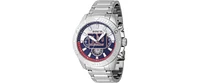 Invicta Men's 47938 Nfl New York Giants Quartz Multifunction Silver, Blue Dial Watch