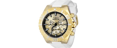 Invicta Men's 37636 Aviator Quartz Chronograph Gold Dial Watch