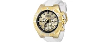 Invicta Men's 37636 Aviator Quartz Chronograph Gold Dial Watch
