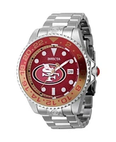 Invicta Men's 45032 Nfl San Francisco 49ers Automatic 3 Hand Black, Red, Khaki Dial Watch