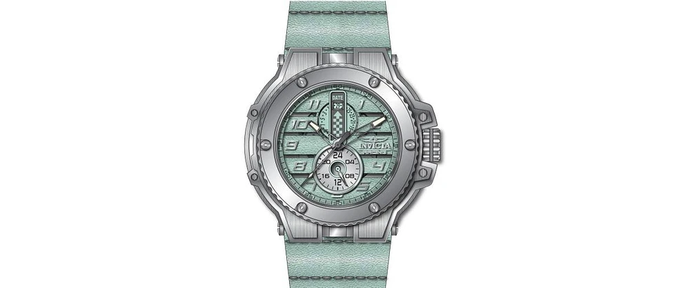 Invicta Men's 47377 Racing Quartz Multifunction Turquoise, Grey Dial Watch