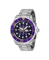 Invicta Men's 42122 Nfl Baltimore Ravens Automatic 3 Hand Purple Dial Watch