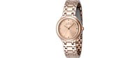 Invicta Women's Wildflower Quartz 3 Hand Rose Gold Dial Watch