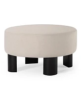 Maven Lane Celia Contemporary Upholstered Ottoman