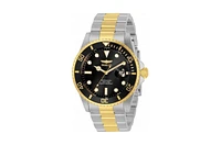 Invicta Men's 33269 Pro Diver Quartz 3 Hand Black Dial Watch