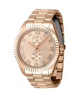 Invicta Men's 47433 Specialty Quartz Multifunction Rose Gold Dial Watch