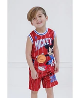 Mickey Mouse Toddler Boys Disney Tank Top and Mesh Shorts to