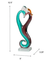 Dale Tiffany 12.5" Unity Heart Art Glass Sculpture