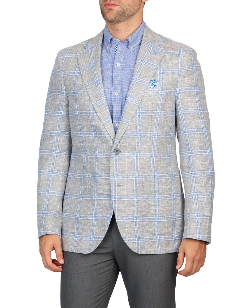 Tailorbyrd Men's Windowpane Sportcoat