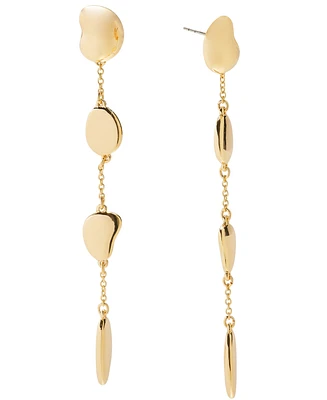 I.n.c. International Concepts Gold-Tone Sculptural Bead Linear Drop Earrings, Exclusively at Macy's