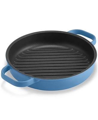 The Cellar Enameled Cast Iron 10.5" Grill Pan, Exclusively at Macy's