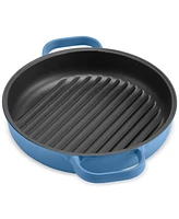 The Cellar Enameled Cast Iron 10.5" Grill Pan, Exclusively at Macy's