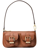 Michael Kors Zoe Small Leather Convertible Shoulder Bag