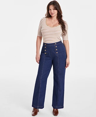 On 34th Women's Midnight Sailor Jeans, Exclusively at Macy's