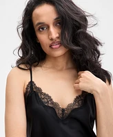 I.n.c. International Concepts Women's Lace-Trim Satin Nightgown, Exclusively at Macy's