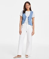 On 34th Women's Denim Vest, Exclusively at Macy's