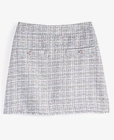 On 34th Women's Metallic-Tweed Mini Skirt, Exclusively at Macy's