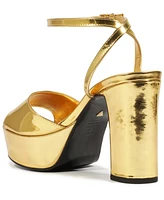 Schutz Women's Lenne Round Toe Platform Sandals