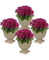 Darcy 16" Double-Walled Resin Outdoor Planter Pot