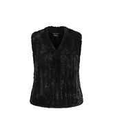 City Chic Plus Eve Faux Fur Vest