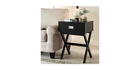 Slickblue Bedside Table Nightstand End Table for Bedroom Storage and Decor